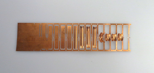 电极接触铜环料带